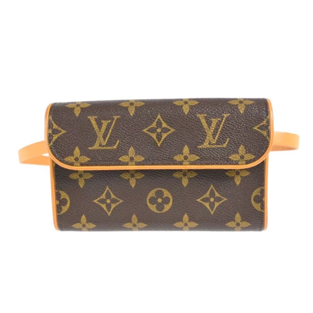 Louis Vuitton Brown and Orange Monogram Belt